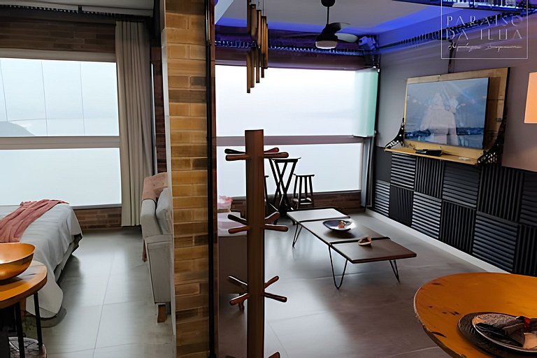 Apartamento Chalé da Ilha - Ar Cond e Super VISTA